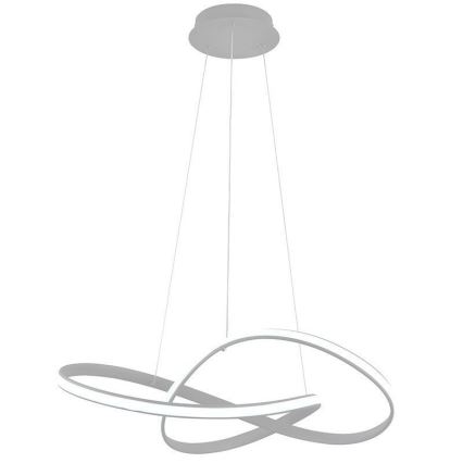Brilagi - Lámpara de araña LED regulable COSMOWAVE LED/70W/230V 3000-6500K plata + control remoto