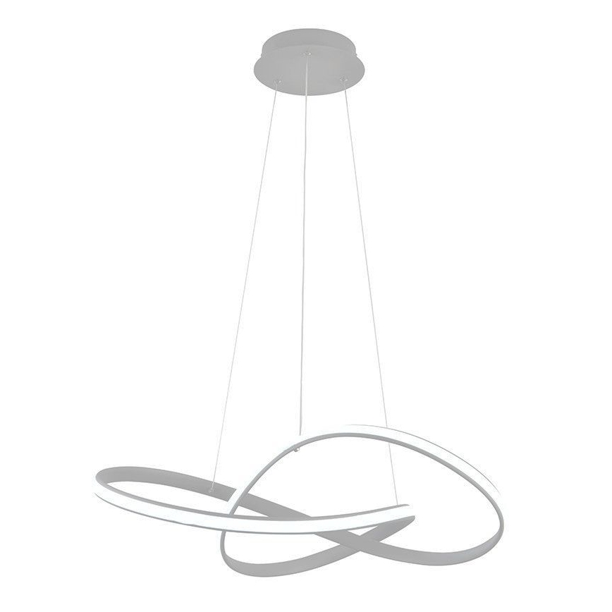 Brilagi - Lámpara de araña LED regulable COSMOWAVE LED/70W/230V 3000-6500K plata + control remoto