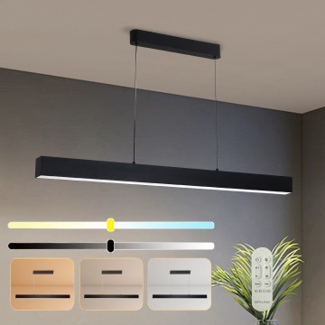 Brilagi - Lámpara de araña LED regulable SLEEKLINE SMART LED/40W/230V 3000-6000K Wi-Fi Tuya negro + control remoto