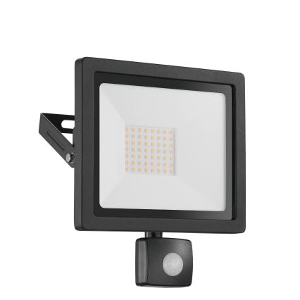 Eglo 64869 - Proyector LED con sensor FILETTI LED/10W/230V 3000K IP44 negro