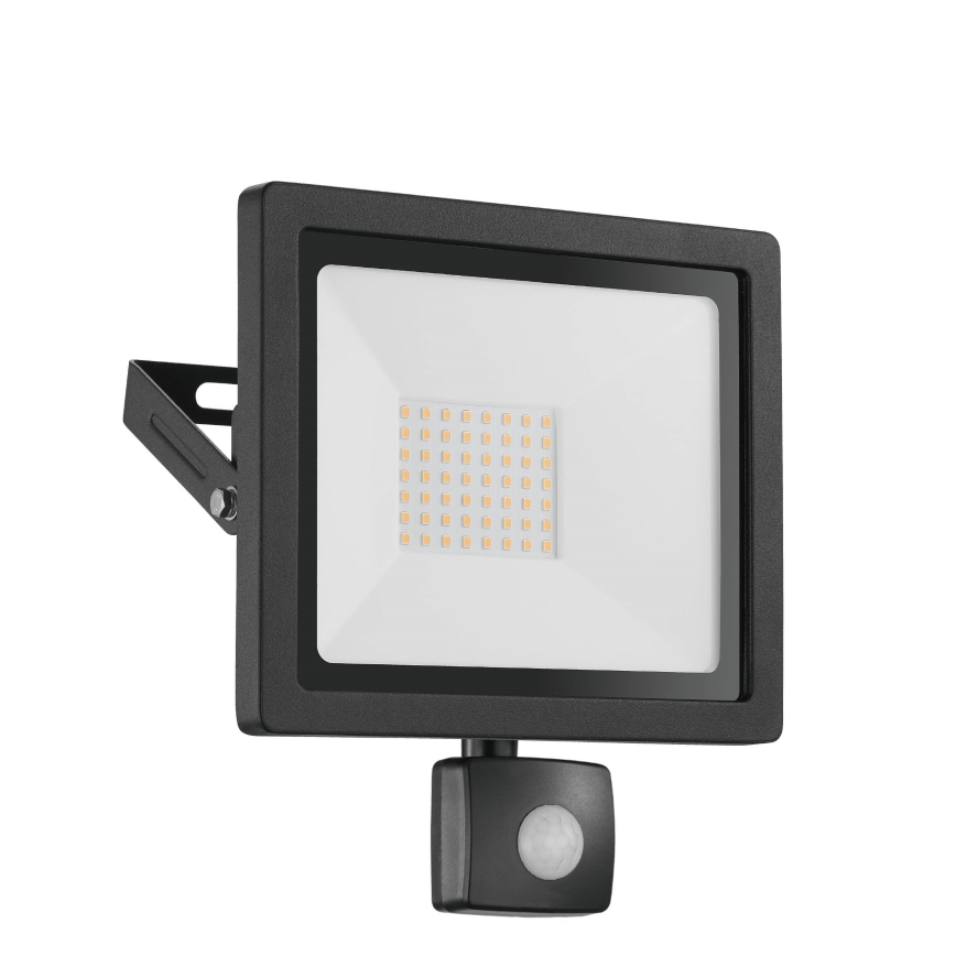 Eglo 64869 - Proyector LED con sensor FILETTI LED/10W/230V 3000K IP44 negro