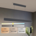 Brilagi - Lámpara de araña LED regulable SLIMLINE LED/40W/230V 3000-6000K antracita + control remoto