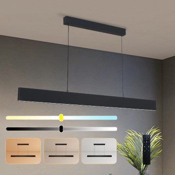 Brilagi - Lámpara de araña LED regulable SLIMLINE LED/40W/230V 3000-6000K negro + control remoto