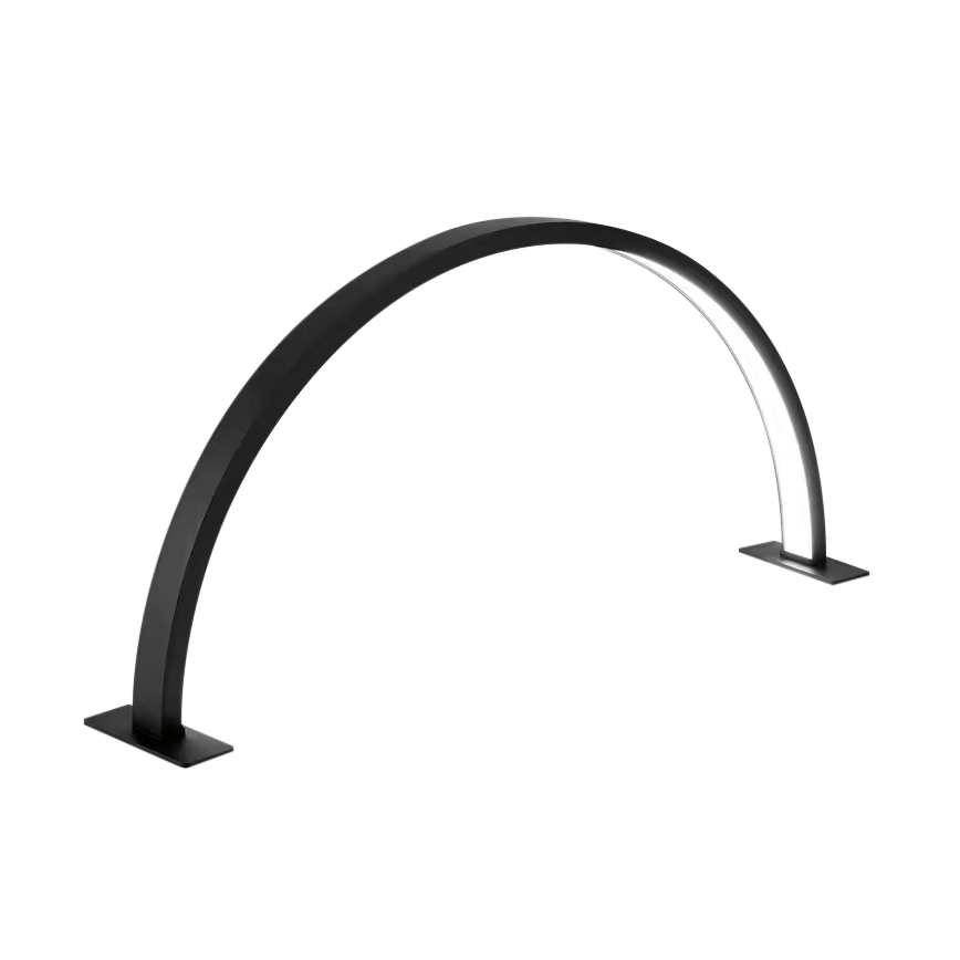 Brilagi - Lámpara de mesa LED regulable en arco RADIO LED/30W/24/230V 3000/4000/6500K negra