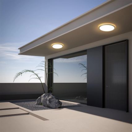 Brilagi - Plafón LED para baño ULTRA SLIM LED/18W/230V Ø 30 cm dorado IP54