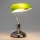 Brilagi - Lámpara de escritorio BANK OFFICE 1xE27/60W/230V negra/plateada/verde