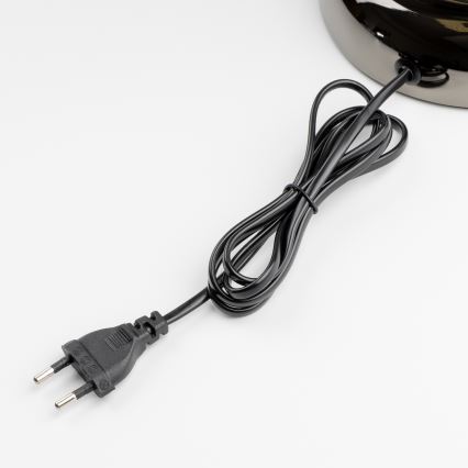 Brilagi - Lámpara de escritorio BANK OFFICE 1xE27/60W/230V negra/plateada/verde