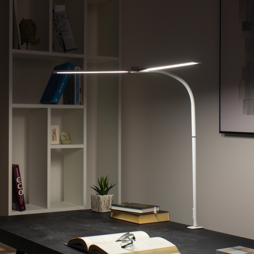 BRILAGI - Lámpara de escritorio LED regulable USB VARIO LED/14W/5V 3000-6000K blanca