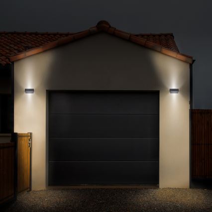 Brilagi - Aplique LED para exterior RAGUSA LED/7W/230V 3000/4000/6000K antracita IP54