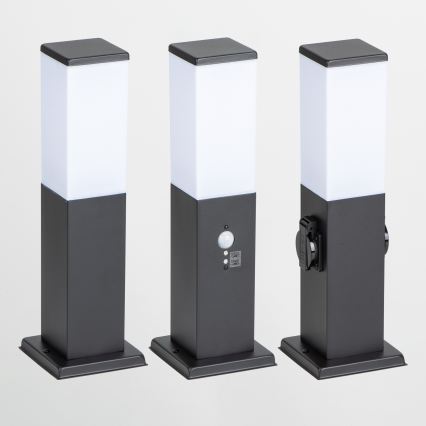 Brilagi - Lámpara de exterior NOVA 1xE27/15W/230V 40 cm IP44 negra