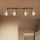 Brilagi - Lámpara de focos HYGGE 4xE14/15W/230V madera/ahumado