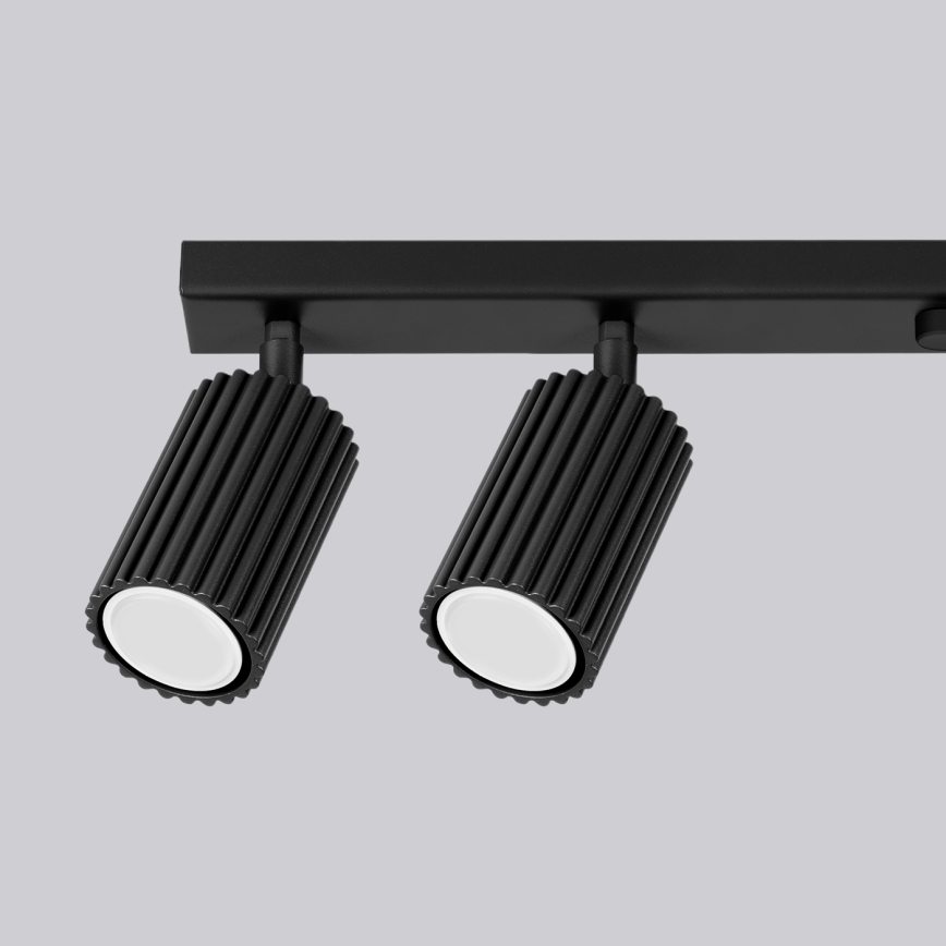 Brilagi - Lámpara de focos LED CRESTO 6xGU10/10W/230V negra