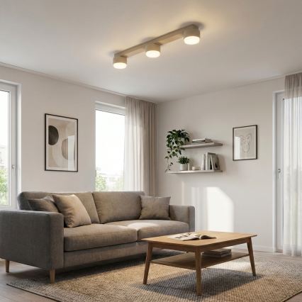 Brilagi - Lámpara de focos MONO 3xGX53/12W/230V beige