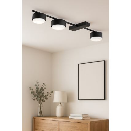 Brilagi - Lámpara de focos MONO 3xGX53/12W/230V negra