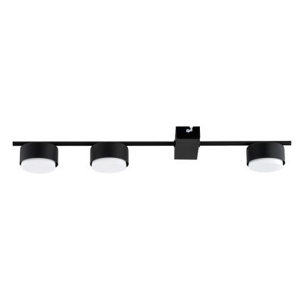 Brilagi - Lámpara de focos MONO 3xGX53/12W/230V negra