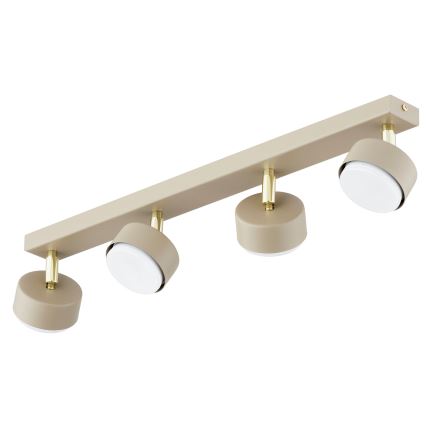 Brilagi - Lámpara de focos MONO 4xGX53/12W/230V beige