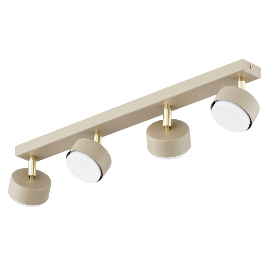 Brilagi - Lámpara de focos MONO 4xGX53/12W/230V beige
