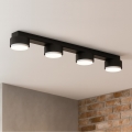 Brilagi - Lámpara de focos MONO 4xGX53/12W/230V negra