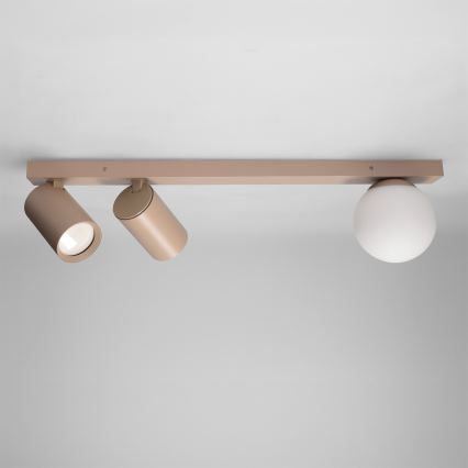 Brilagi - Lámpara de focos SELE BALL 2xGU10/30W/230V + 1xG9/10W beige
