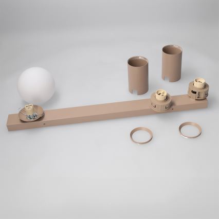 Brilagi - Lámpara de focos SELE BALL 2xGU10/30W/230V + 1xG9/10W beige