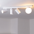 Brilagi - Lámpara de focos SELE BALL 3xGU10/30W/230V + 1xG9/10W blanca