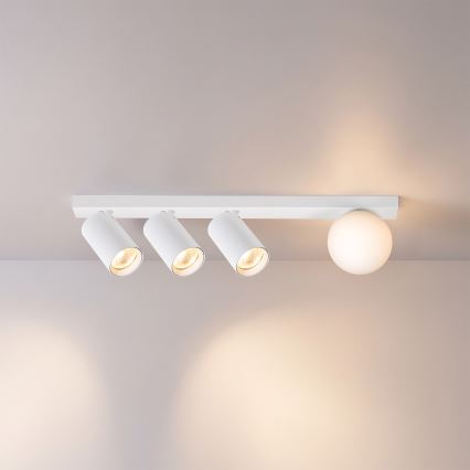Brilagi - Lámpara de focos SELE BALL 3xGU10/30W/230V + 1xG9/10W blanca
