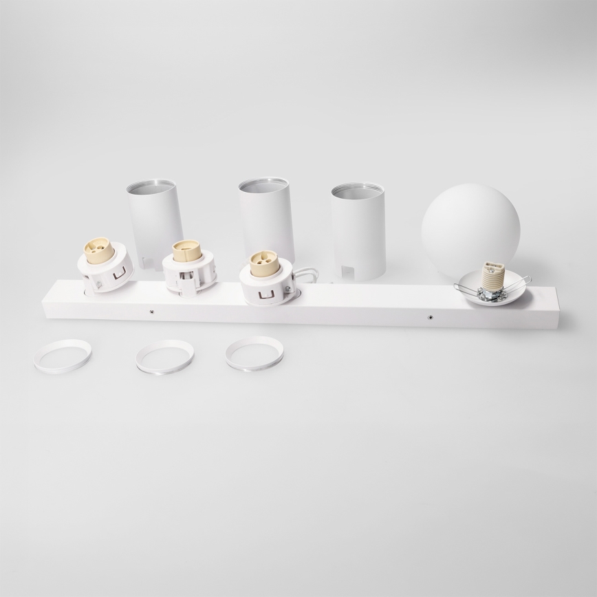 Brilagi - Lámpara de focos SELE BALL 3xGU10/30W/230V + 1xG9/10W blanca