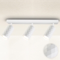 Brilagi - Lámpara de focos SELE DIAMANT 3xGU10/30W/230V blanca