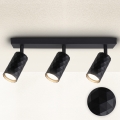 Brilagi - Lámpara de focos SELE DIAMANT 3xGU10/30W/230V negra