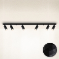 Brilagi - Lámpara de focos SELE DIAMANT 6xGU10/30W/230V negra
