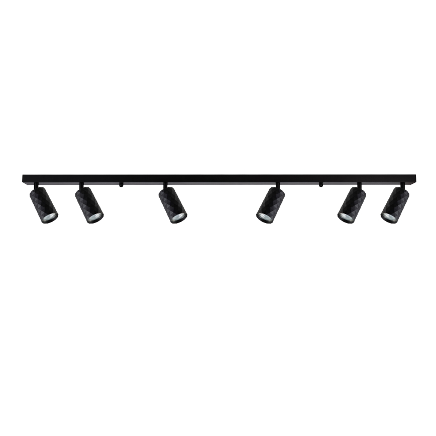 Brilagi - Lámpara de focos SELE DIAMANT 6xGU10/30W/230V negra