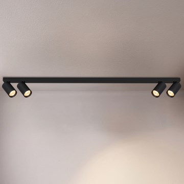 Brilagi - Lámpara de focos SELE LONG 4xGU10/30W/230V negra