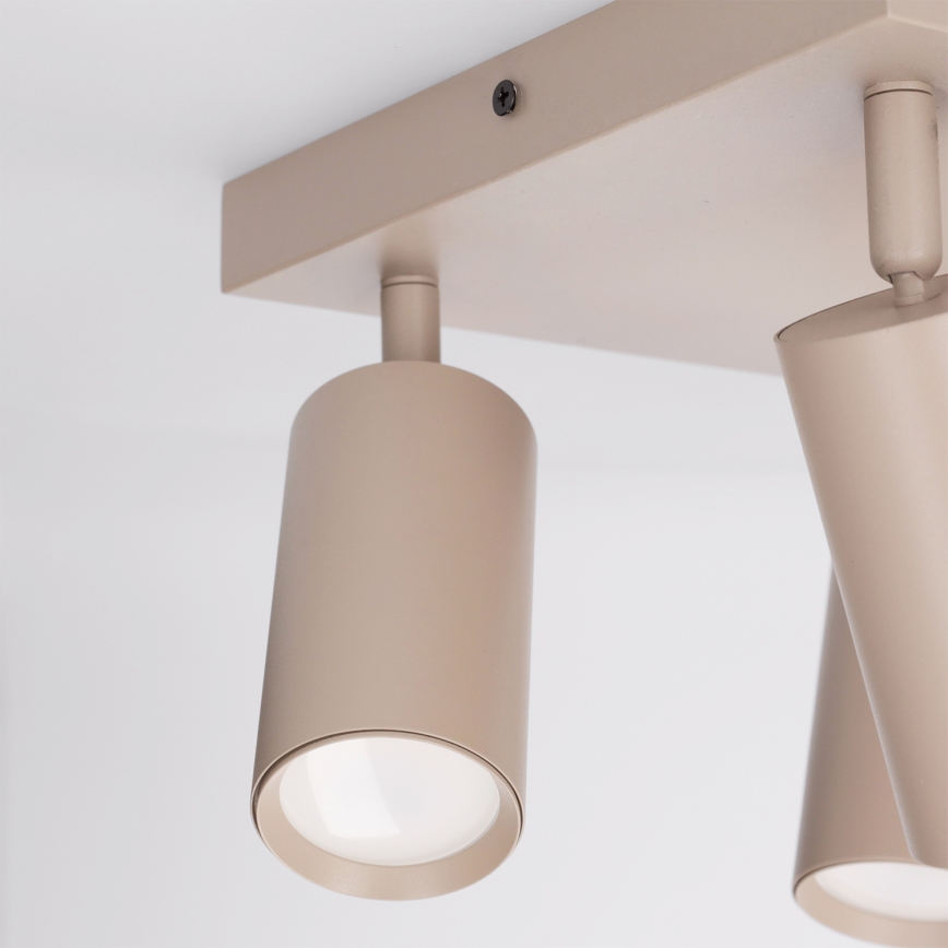 Brilagi - Lámpara de focos SELE SQUARE 4xGU10/30W/230V beige