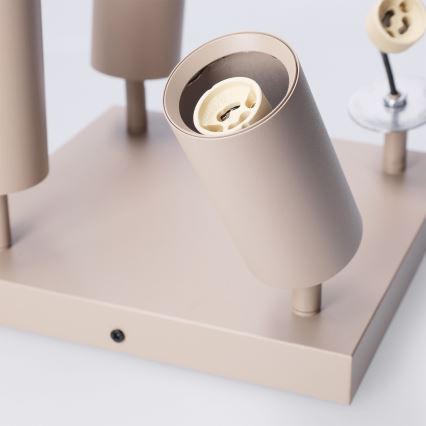 Brilagi - Lámpara de focos SELE SQUARE 4xGU10/30W/230V beige