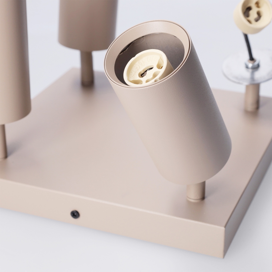 Brilagi - Lámpara de focos SELE SQUARE 4xGU10/30W/230V beige