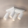 Brilagi - Lámpara de focos SELE SQUARE 4xGU10/30W/230V blanca