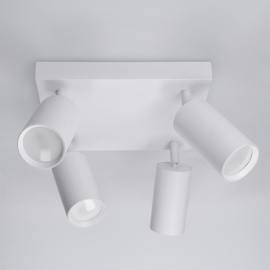 Brilagi - Lámpara de focos SELE SQUARE 4xGU10/30W/230V blanca