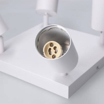 Brilagi - Lámpara de focos SELE SQUARE 4xGU10/30W/230V blanca
