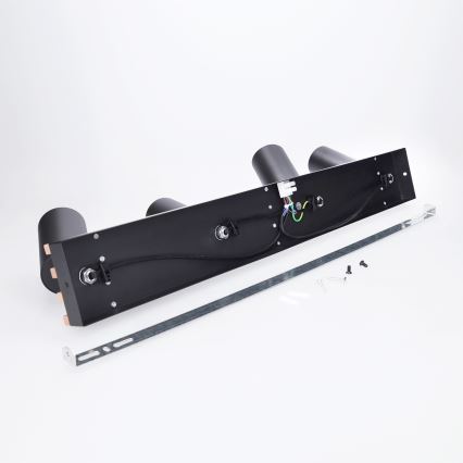 Brilagi - Lámpara de focos SELE WOOD ACOUSTIC 4xGU10/30W/230V negro/madera