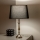 Brilagi - Lámpara de mesa CERIA 1xE27/60W/230V Ø 30 cm cromo brillante/negro
