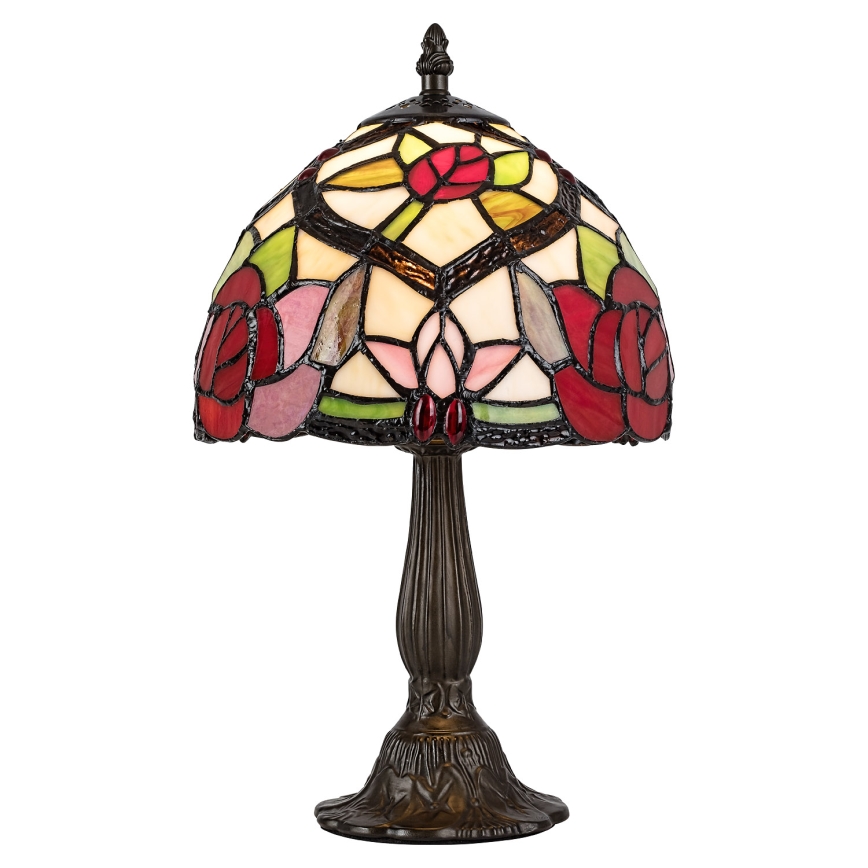 Brilagi - Lámpara de mesa estilo Tiffany con vitral GARLAN 1xE14/40W/230V