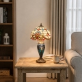 Brilagi - lámpara de mesa estilo Tiffany MIRABELLA 1xE27/60W/230V + 1xE14/40W