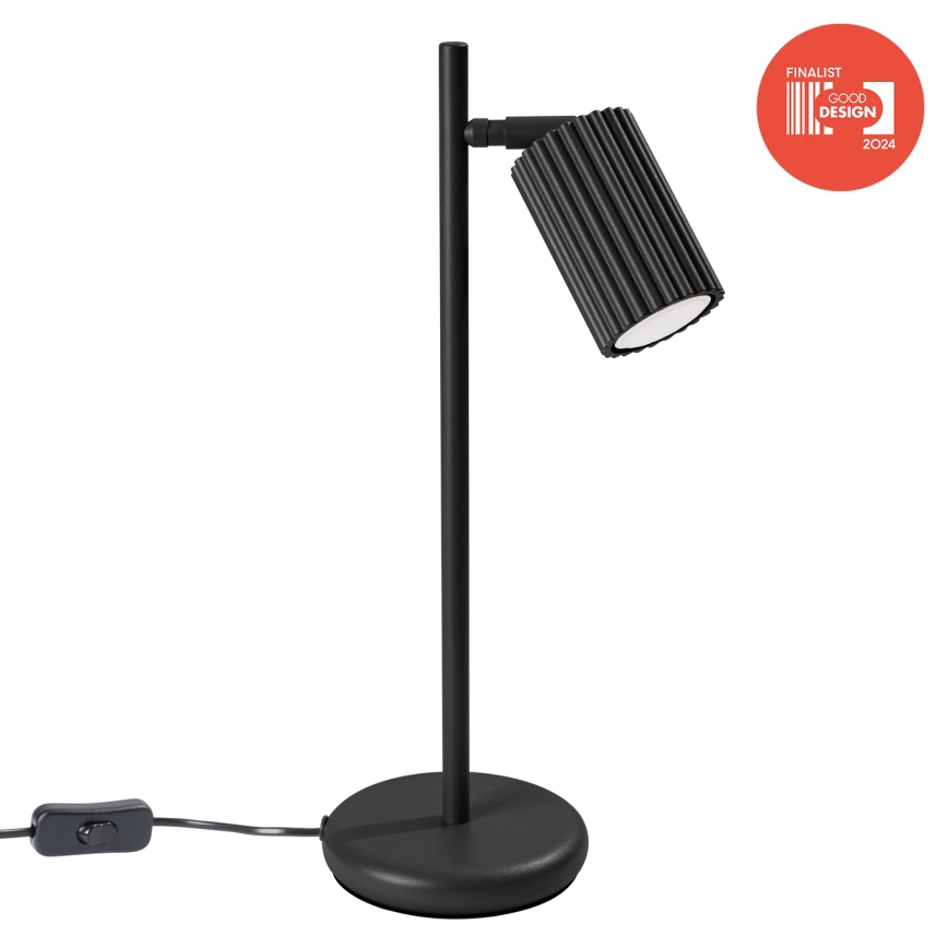Brilagi - Lámpara de mesa LED CRESTO 1xGU10/10W/230V negra