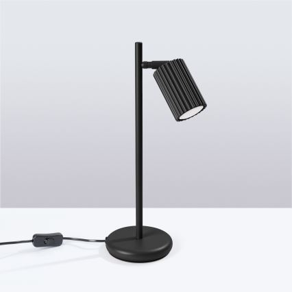 Brilagi - Lámpara de mesa LED CRESTO 1xGU10/10W/230V negra