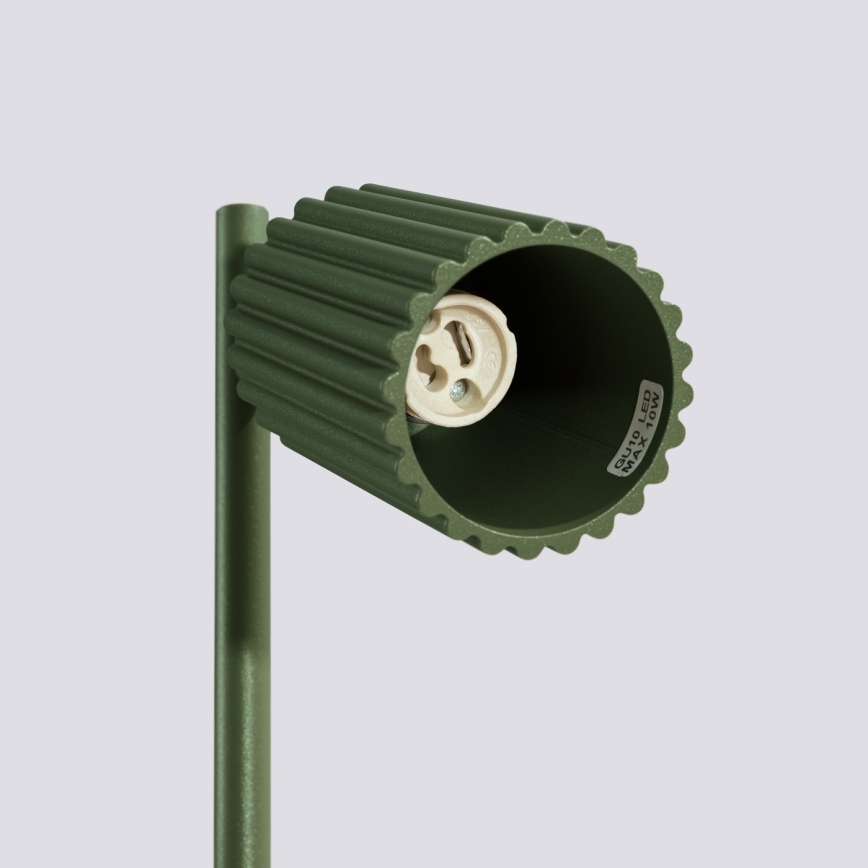 Brilagi - Lámpara de mesa LED CRESTO 1xGU10/10W/230V verde