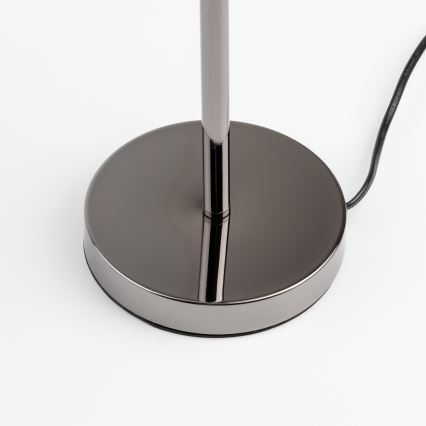 Brilagi - Lámpara de mesa LED MILLA 4xG9/3W/230V negro cromado/vidrio ahumado