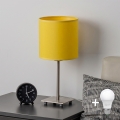Brilagi - Lámpara de mesa LED NUBILA 1xE27/60W/230V amarilla