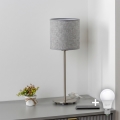 Brilagi - Lámpara de mesa LED NUBILA 1xE27/60W/230V gris