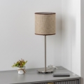 Brilagi - Lámpara de mesa LED NUBILA 1xE27/60W/230V marrón