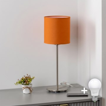 Brilagi - Lámpara de mesa LED NUBILA 1xE27/60W/230V naranja